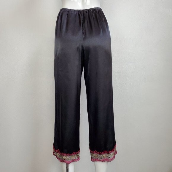 Vintage Y2K Valerie Stevens Black Pajama Set - Picture 7 of 10